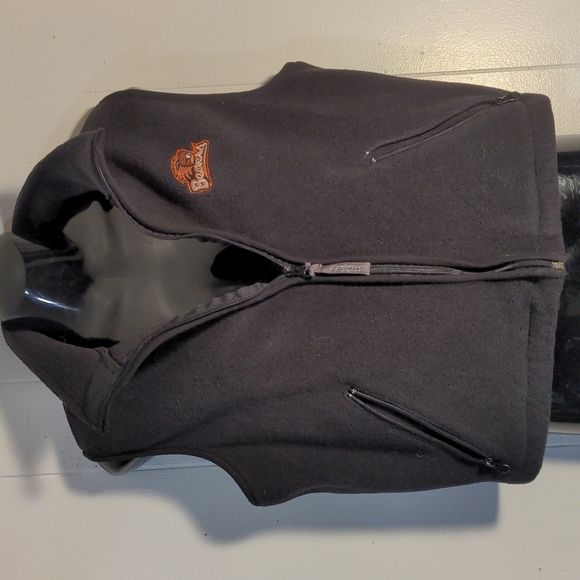 Terry Fleece Oregon State Zip up Vest - Picture 3 of 4